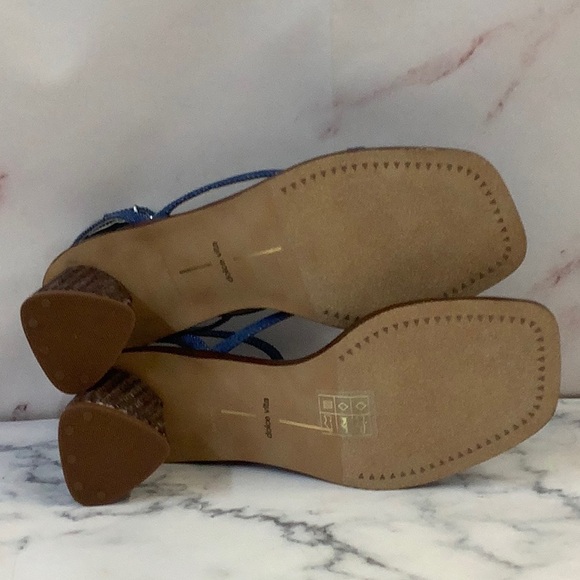 NWT Dolce Vita Sandals Blue Denim Banita Size 8 US - Picture 7 of 7